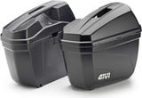 Monokey Black Side Cases - 44 Lt Technopolymer - Givi Compatible With Yamaha Ténéré 700 (2019-2020)