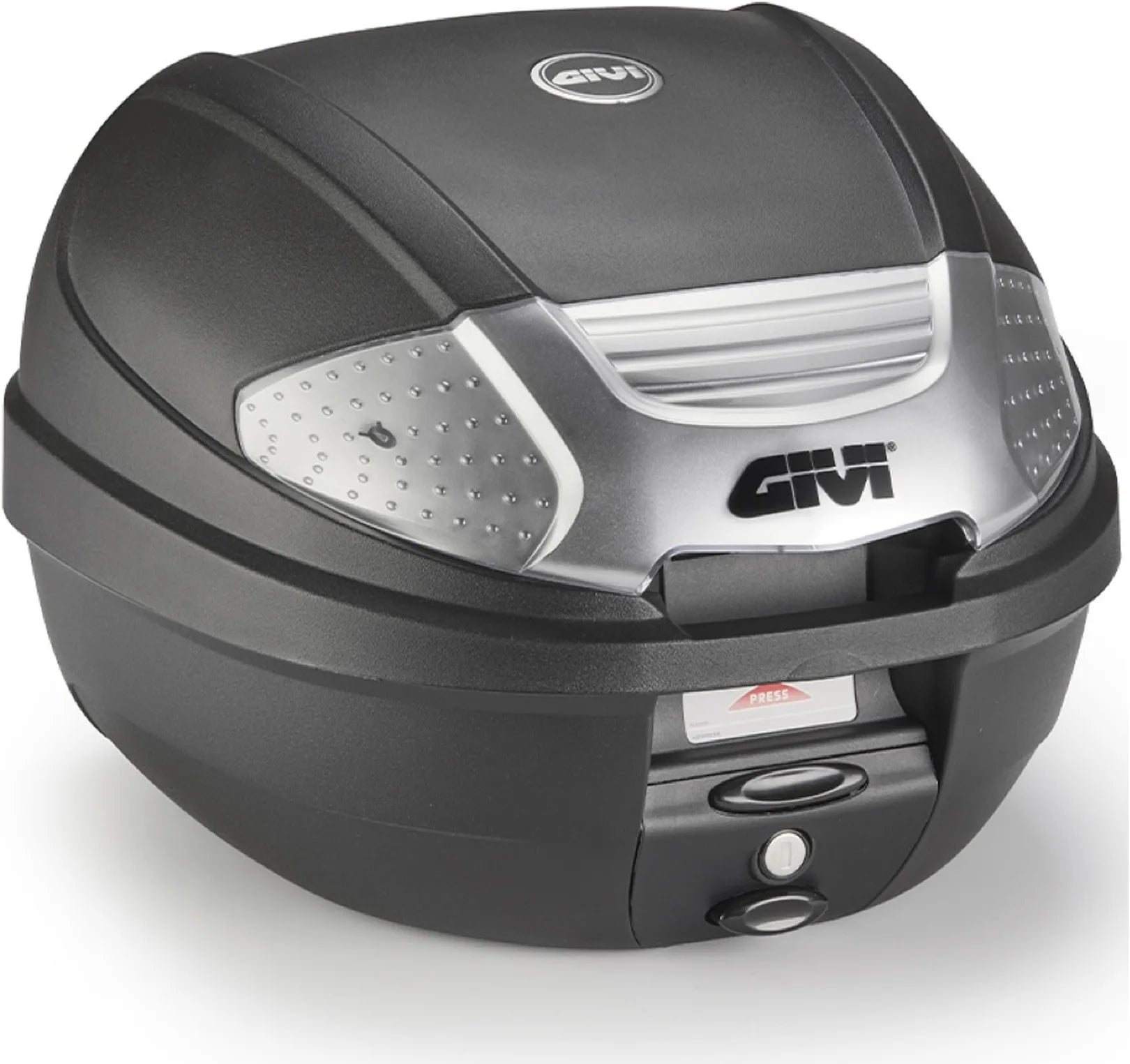 Motorradkoffer Monolock Schwarz Tech 30 Lt Technopolymer - Givi Kompatibel Mit Ktm 390 Adventure (2020-2024)