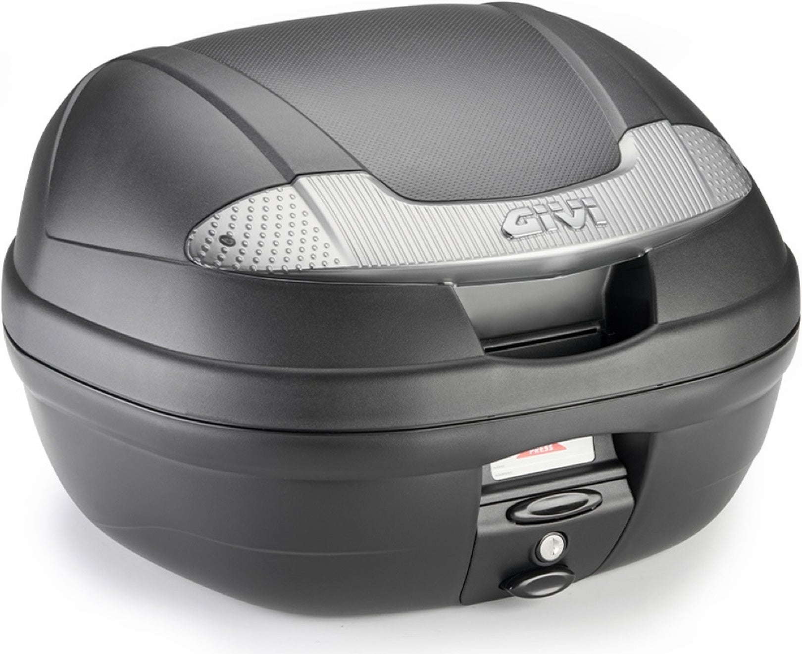 Monolock Vision Black Tech Top Case - 34 Lt Vision Technopolymer - Givi Compatible With Piaggio Electric 1 E (2021-2024)
