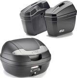 Topcase + Seitenkoffer Vision Schwarz Tech 78 Lt Vision Technopolymer - Givi Kompatibel Mit Benelli Trk 702 X (2023-2024)