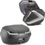 Topcase + Seitenkoffer Simply Iv Silber Tech 119 Lt Simply Iv Technopolymer - Givi Kompatibel Mit Honda Cbf 600 S - N (2004-2012)