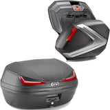 Topcase + Seitenkoffer Simply Iv Silber 119 Lt Simply Iv Technopolymer - Givi Kompatibel Mit Moto Guzzi V 100 Mandello 1000 (2022-2024)