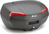 Monolock Riviera Black Top Case - 46 Lt Riviera Technopolymer - Givi Compatible With Yamaha Xj6 Diversion - F (2009-2013)