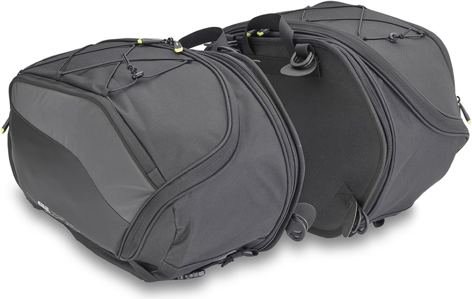 Black Side Bags - 60 Lt Nylon - Givi Compatible With Bmw F 800 R (2015-2019)