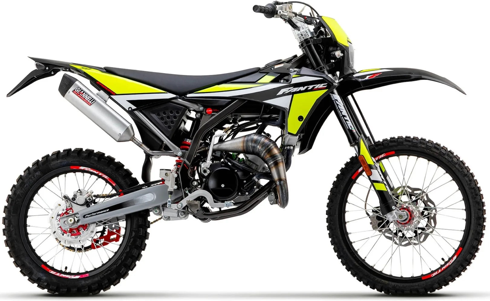 Auspuffendstück Mit Geräuschzulassung Sonic Aluminium - Giannelli Kompatibel Mit Fantic Motor Xe 50 Enduro (2021)