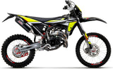 Auspuffendstück Mit Geräuschzulassung Sonic Aluminium Schwarz - Giannelli Kompatibel Mit Fantic Motor Xe 50 Enduro (2021)