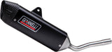 Exhaust Tip With Noise Certification Sonic Aluminium Black - Giannelli Compatible With Vent Moto Baja 50 (2021)