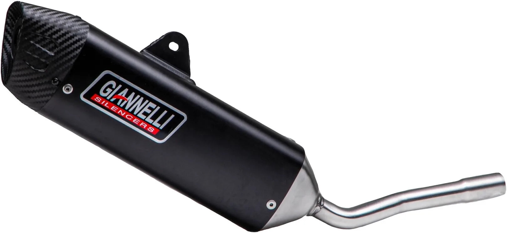 Auspuffendstück Mit Geräuschzulassung Sonic Aluminium Schwarz - Giannelli Kompatibel Mit Sherco Derapage 50 (2021)