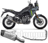 Komplette Auspuffanlage Ohne Katalysator Und Mit Geräuschzulassung Indy-Race Evo Titan Endkappe Carby - Arrow Special Parts Kompatibel Mit Cfmoto 450 Mt (2025-2026)