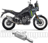 Auspuffendstück Mit Geräuschzulassung Indy-Race Evo Titan Endkappe Edelstahl - Arrow Special Parts Kompatibel Mit Cfmoto 450 Mt (2025-2026)