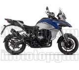 Auspuffendstück Mit Geräuschzulassung Indy-Race Aluminium Schwarz Carbon - Arrow Special Parts Kompatibel Mit Qj Motor Srt 800 (2023-2024)