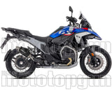 Auspuffendstück Mit Geräuschzulassung Indy-Race Aluminium Schwarz Endkappe Edelstahl - Arrow Special Parts Kompatibel Mit Bmw R 1300 Rs (2025-2026)