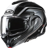Flip-Up Motorcycle Helmet Hjc F100 Advanced Fiberglass Composite Mc21 Reff Size 08 M