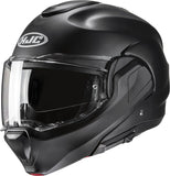 Klapphelm Für Motorrad Hjc F100 Advanced Fiberglass Composite Schwarz Seidenmatt Grösse 06 Xs