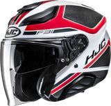 Urban Motorcycle Helmet Hjc F31 Advanced Fiberglass Mc1Sf Ceron Size 08 M