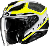 Urban-Helm Für Motorrad Hjc F31 Advanced Fiberglass Mc3H Ceron Grösse 07 S