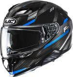 Full-Face Motorcycle Helmet Hjc F71 Carbon Carbon Fiber Mc2 Esira Size 09 L