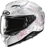 Integralhelm Für Motorrad Hjc F71 Advanced Fiberglass Mc8 Eliz Grösse 06 Xs