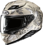 Integralhelm Für Motorrad Hjc F71 Advanced Fiberglass Mc9Sf Eliz Grösse 09 L