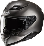 Full-Face Motorcycle Helmet Hjc F71 Advanced Fiberglass Semi Flat Titanium Size 06 Xs