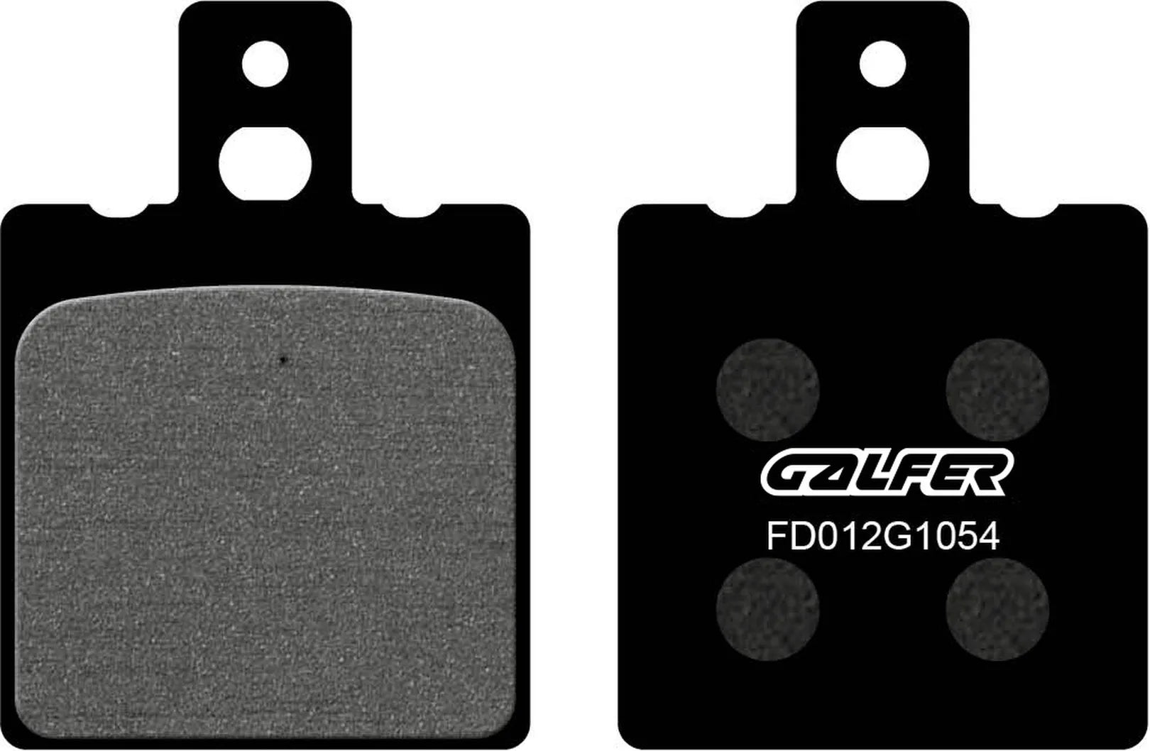 Front Semi-Metal Brake Pads - Galfer Compatible With Merlin Nomada 500 - 400 4T (1987)