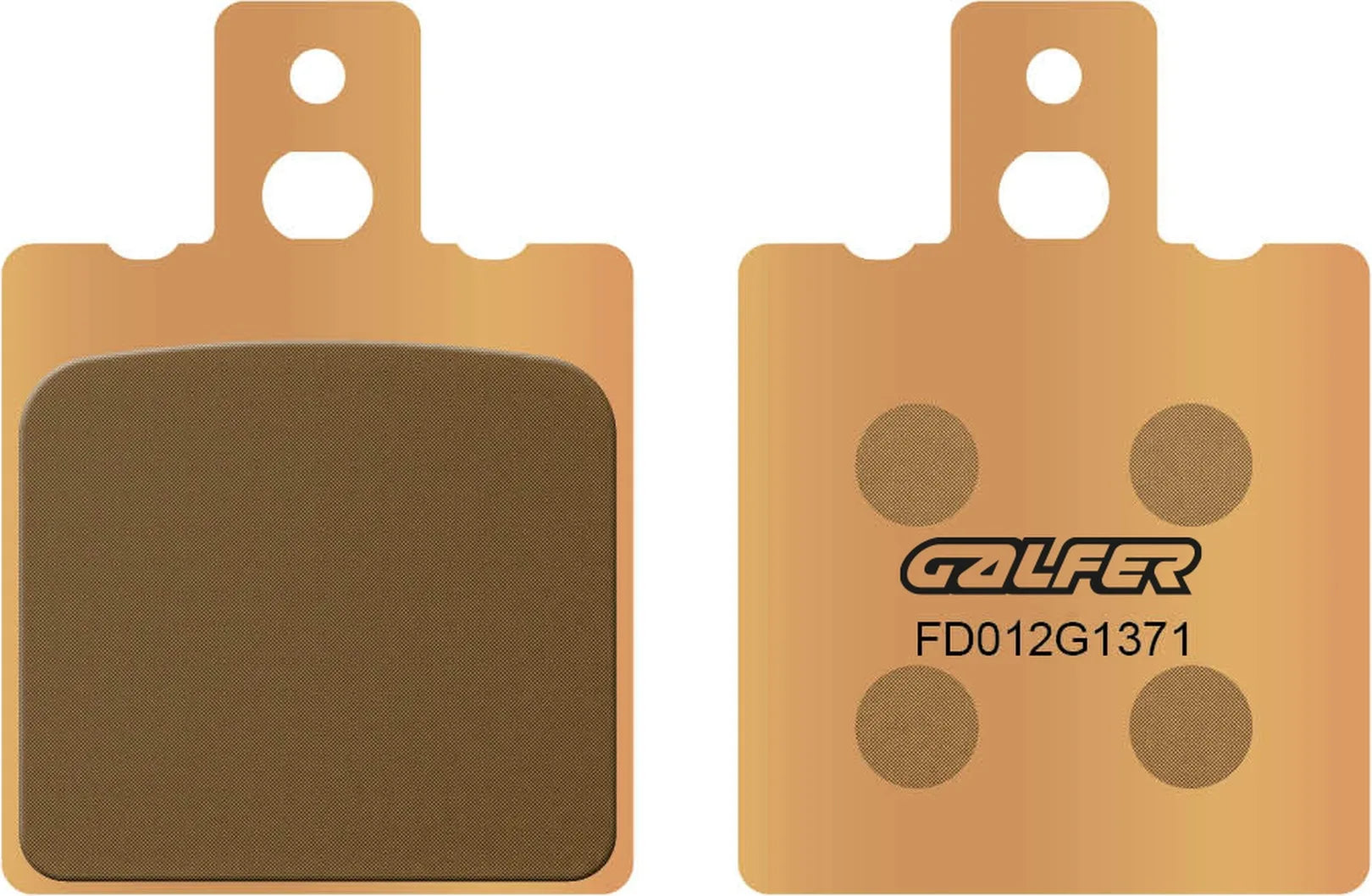 Rear Sintered Street Brake Pads - Galfer Compatible With Puch Maxi 80 (1988)