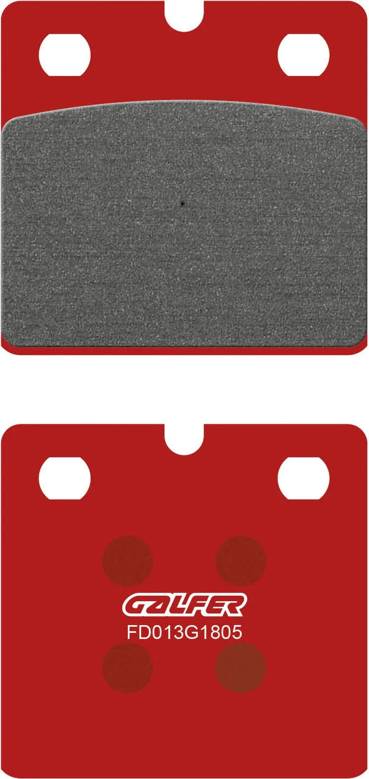 Front Semi-Metal Trial Top Brake Pads - Galfer Compatible With Norton Interpol 2 850 (1982)