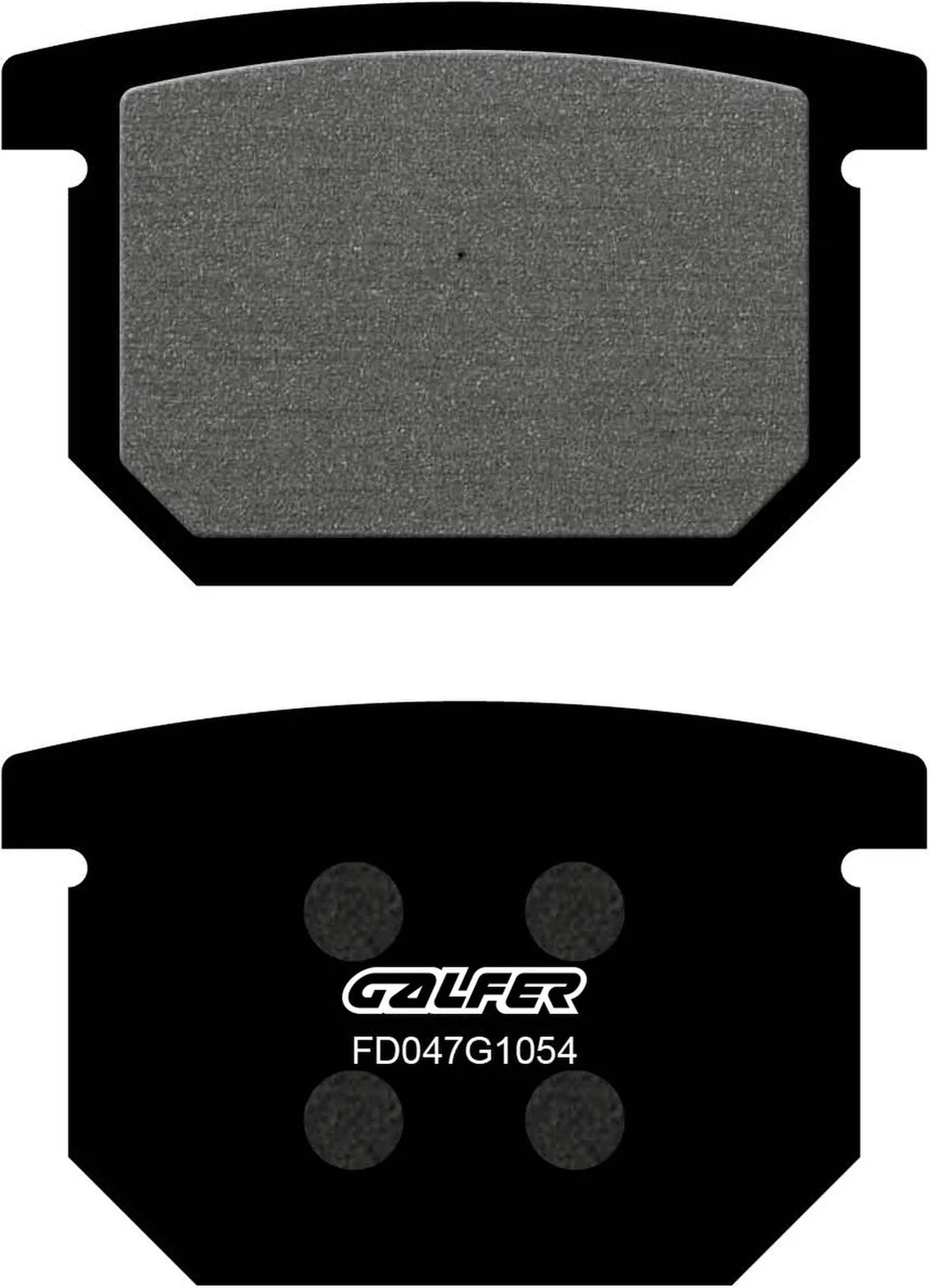 Front Semi-Metal Brake Pads - Galfer Compatible With Suzuki Gs 650 Ex Glx Gx X (1981)