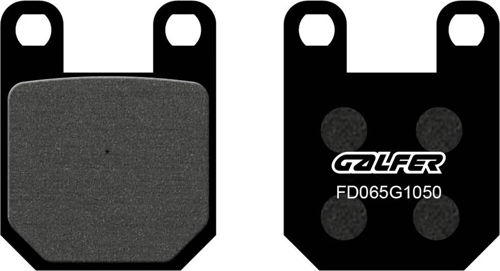 Front Scooter Brake Pads - Galfer Compatible With Mecatecno 50 Skywalker (1989)
