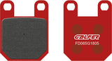 Front Semi-Metal Trial Top Brake Pads - Galfer Compatible With Peugeot Vivacity 50 (1999)