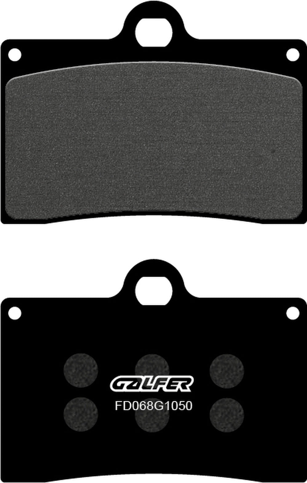 Front Scooter Brake Pads - Galfer Compatible With Borile B 500 Mt (2002)
