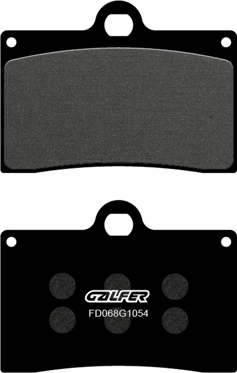 Front Semi-Metal Brake Pads - Galfer Compatible With Vertemati 492 Supermotard 500 (1999)