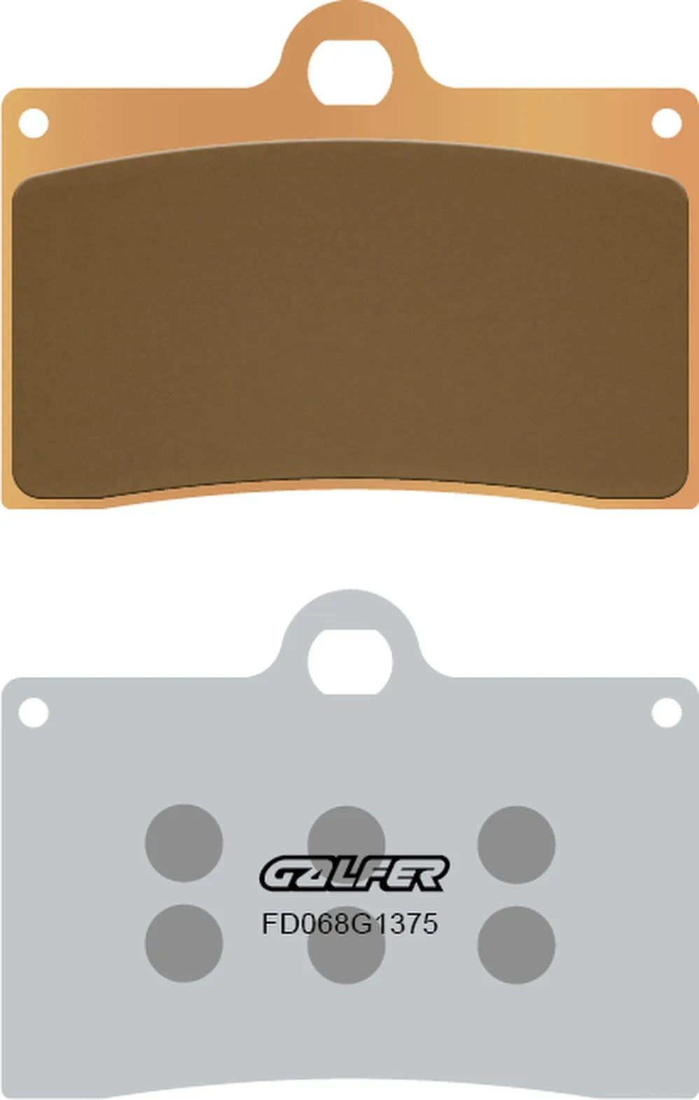 Front Sintered Sport Brake Pads - Galfer Compatible With Mash Tt 40 400 (2017)