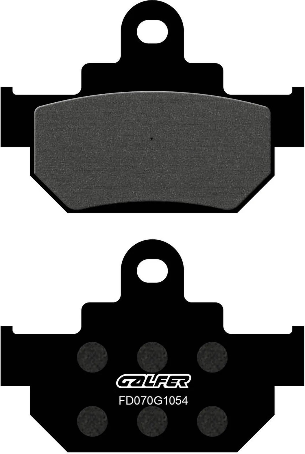 Rear Semi-Metal Brake Pads - Galfer Compatible With Maico Gm 250 Star (1986)