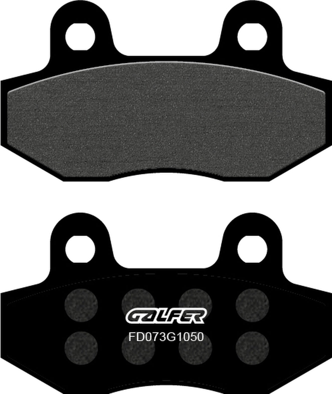 Front Scooter Brake Pads - Galfer Compatible With Goes Gs 125 Big Wheel (2008)