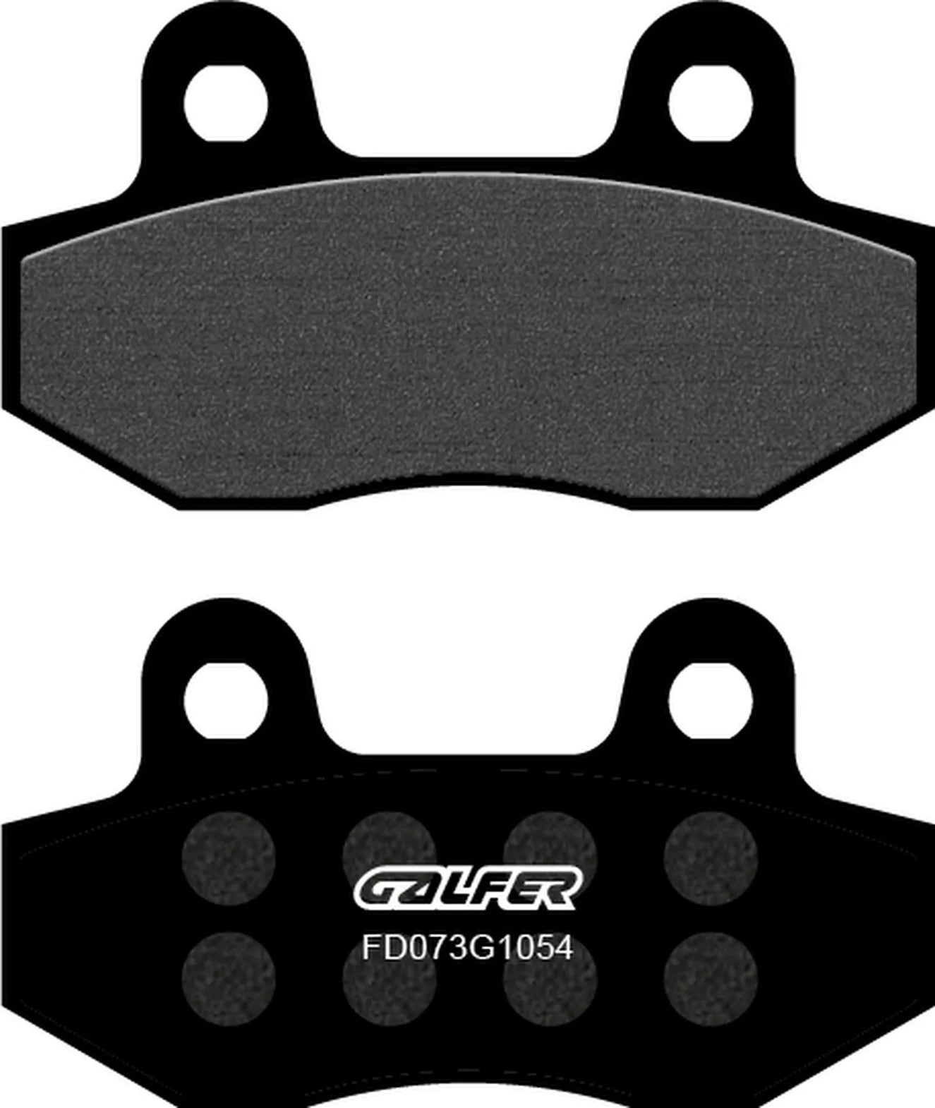 Rear Semi-Metal Brake Pads - Galfer Compatible With Keeway Cruiser 250 (2010)