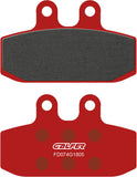 Front Semi-Metal Trial Top Brake Pads - Galfer Compatible With Honda 200 L R I (1985)
