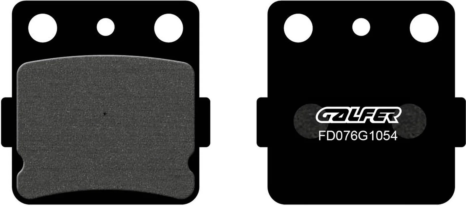 Front Semi-Metal Brake Pads - Galfer Compatible With Suzuki Dr 125 Se (1994)
