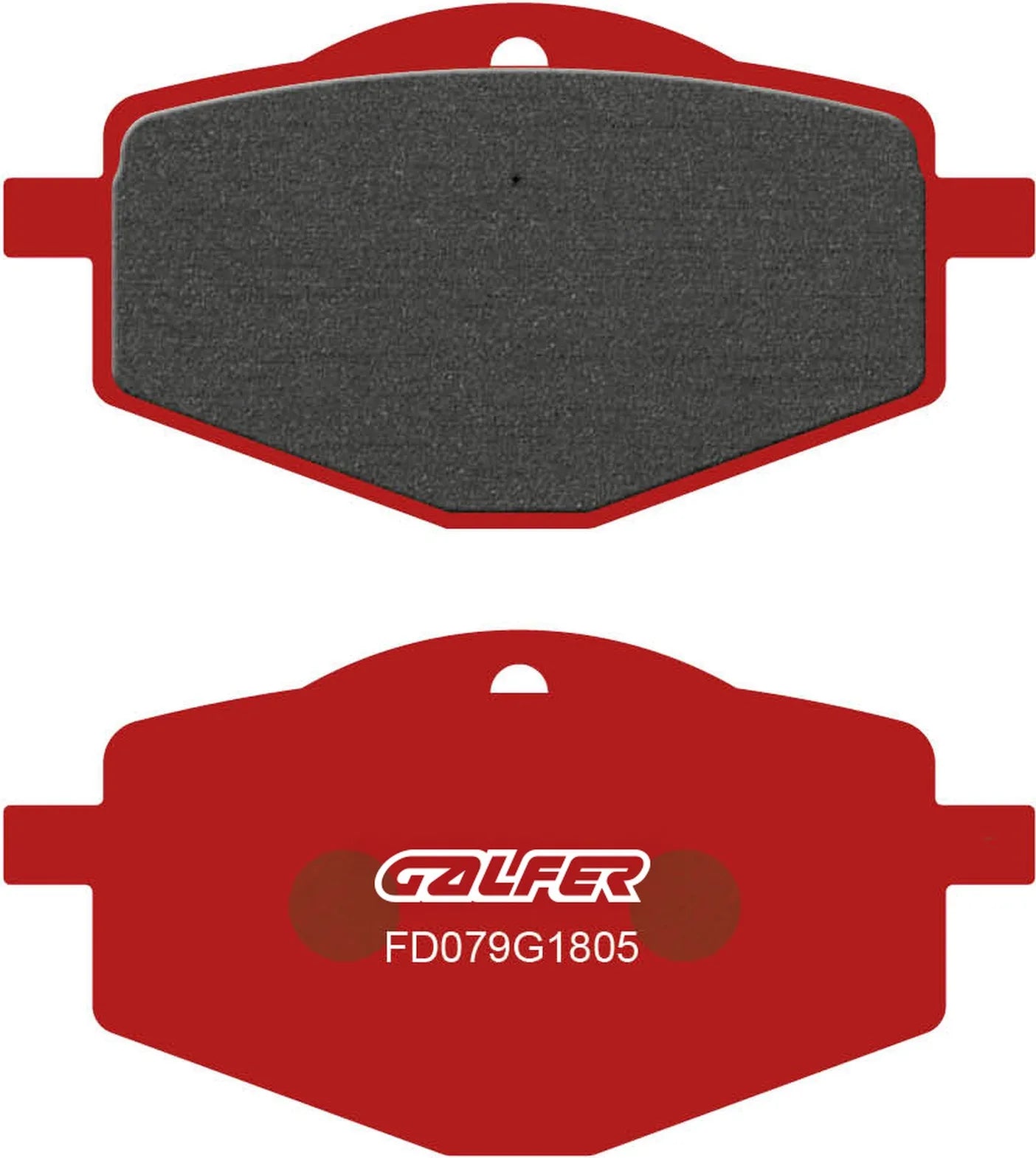Front Semi-Metal Trial Top Brake Pads - Galfer Compatible With Sachs Bee 125 (2008)