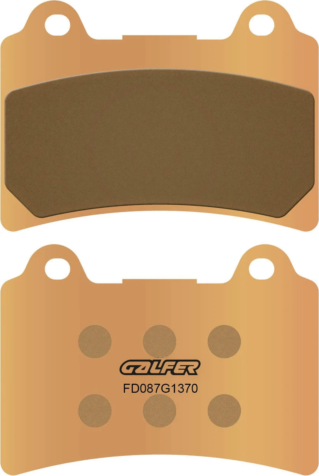 Front Sintered Street Brake Pads - Galfer Compatible With Yamaha Xzv 1300 Royal Star (1996-1998)