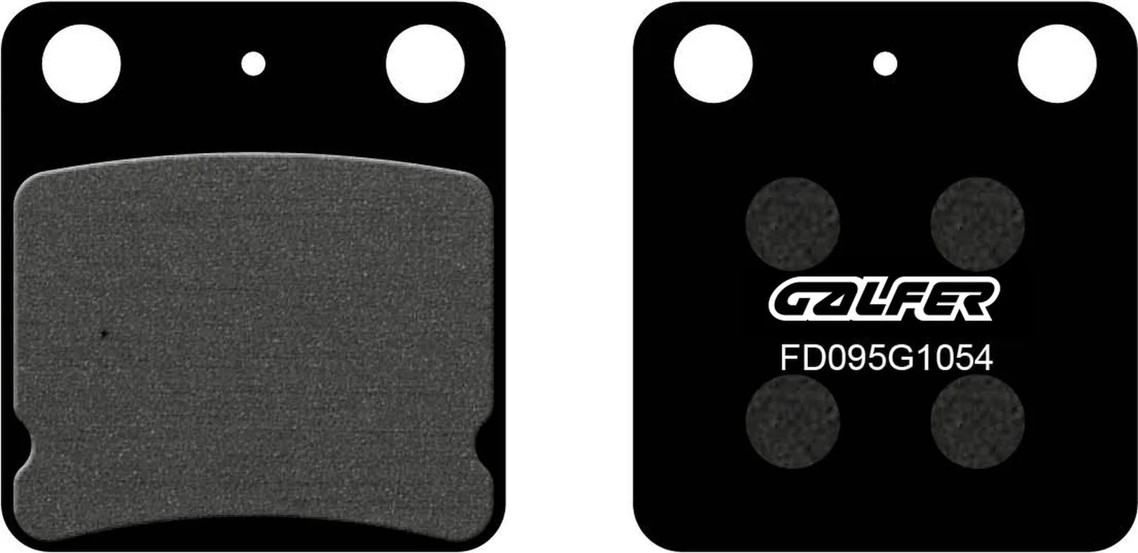 Rear Semi-Metal Brake Pads - Galfer Compatible With Mir Racing Mini Gp-10 110 (2023)