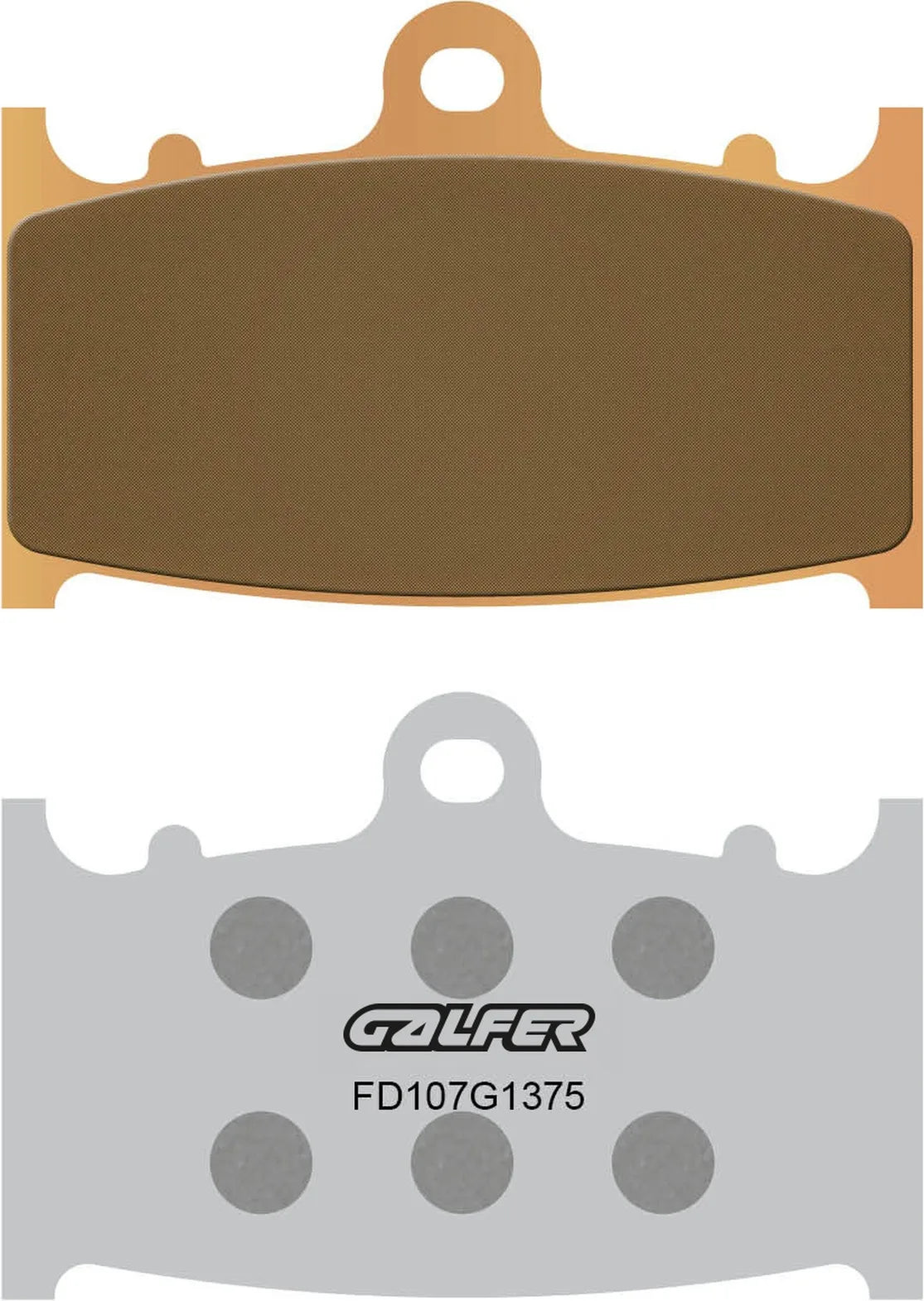 Bremsbeläge Vorne Sinter Sport - Galfer Kompatibel Mit Gasgas Sm 400 (2001)