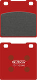 Rear Semi-Metal Trial Top Brake Pads - Galfer Compatible With Suzuki Gsf 1200 Bandit (1995-1999)