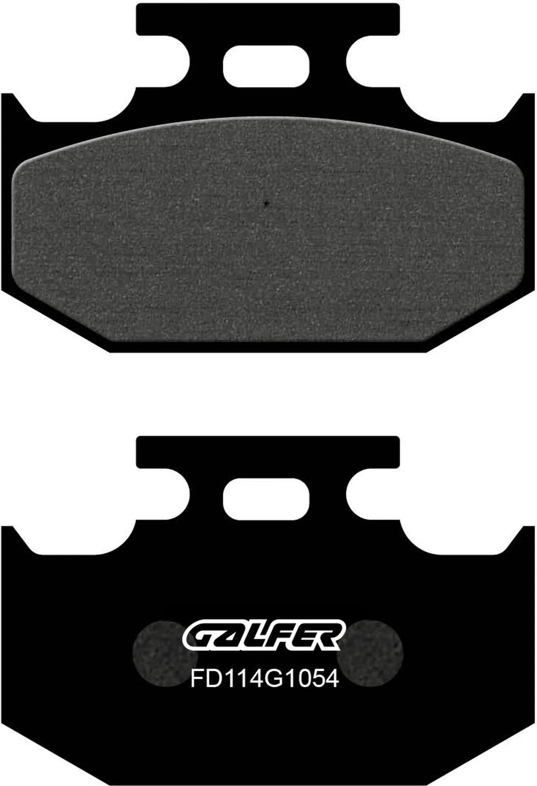 Rear Semi-Metal Brake Pads - Galfer Compatible With Kawasaki Kx 500 (1989-1993)