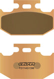 Rear Sintered Off-Road Brake Pads - Galfer Compatible With Kawasaki Kdx 200 (1989)