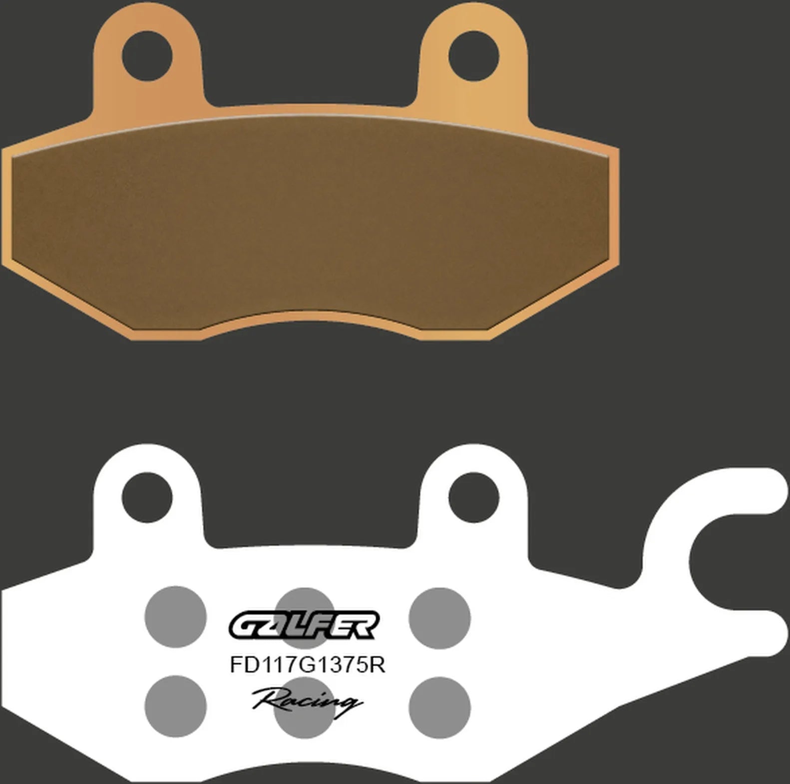 Front Sintered Sport Racing Brake Pads - Galfer Compatible With Lifan Lf 150 Gy 3A (2008-2010)