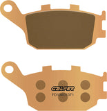 Rear Left Sintered Street Brake Pads - Galfer Compatible With Kawasaki Versys 650 Abs (2006-2014)