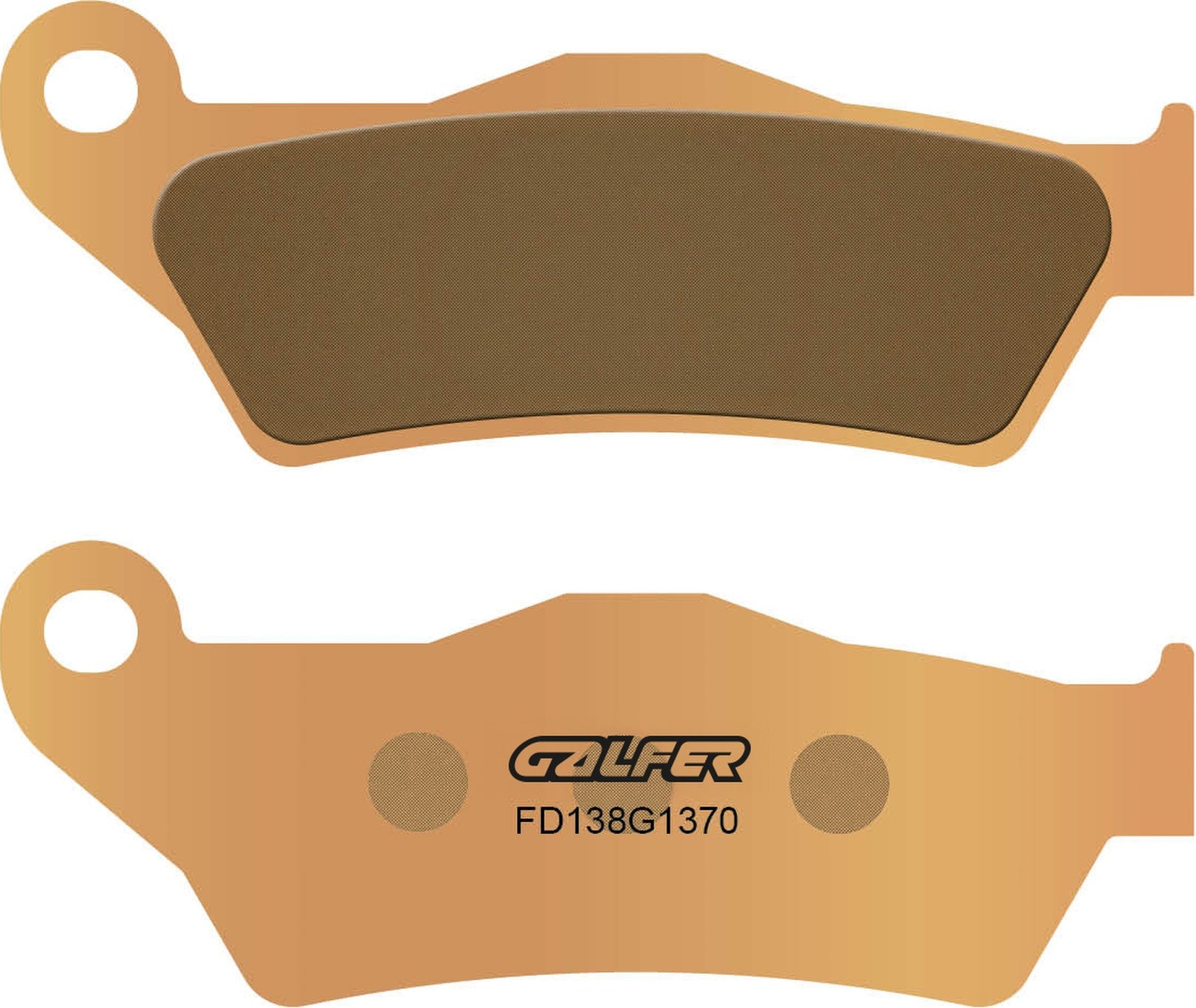 Front Sintered Street Brake Pads - Galfer Compatible With Ajp Pr 7 Adventure 650 (2020)