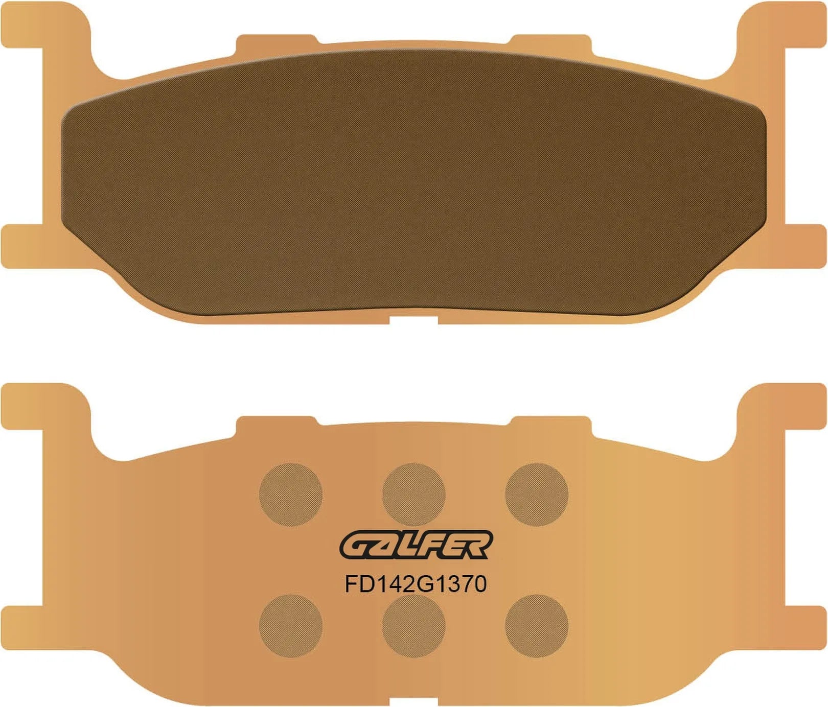 Front Sintered Street Brake Pads - Galfer Compatible With Yamaha Xvs 950 A Midnight Star (2009)