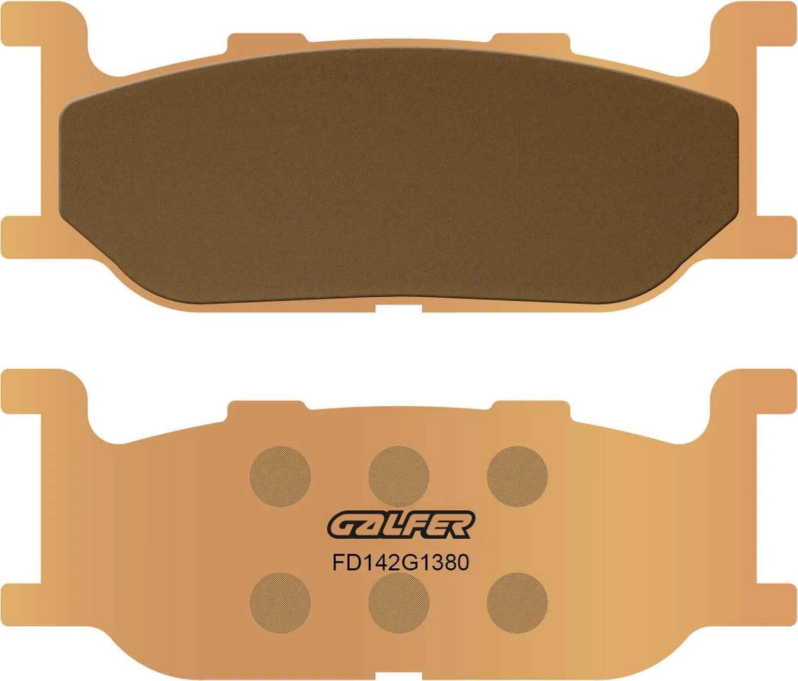 Bremsbeläge Vorne Sinter Scooter - Galfer Kompatibel Mit Cfmoto Sr 250 (2021)